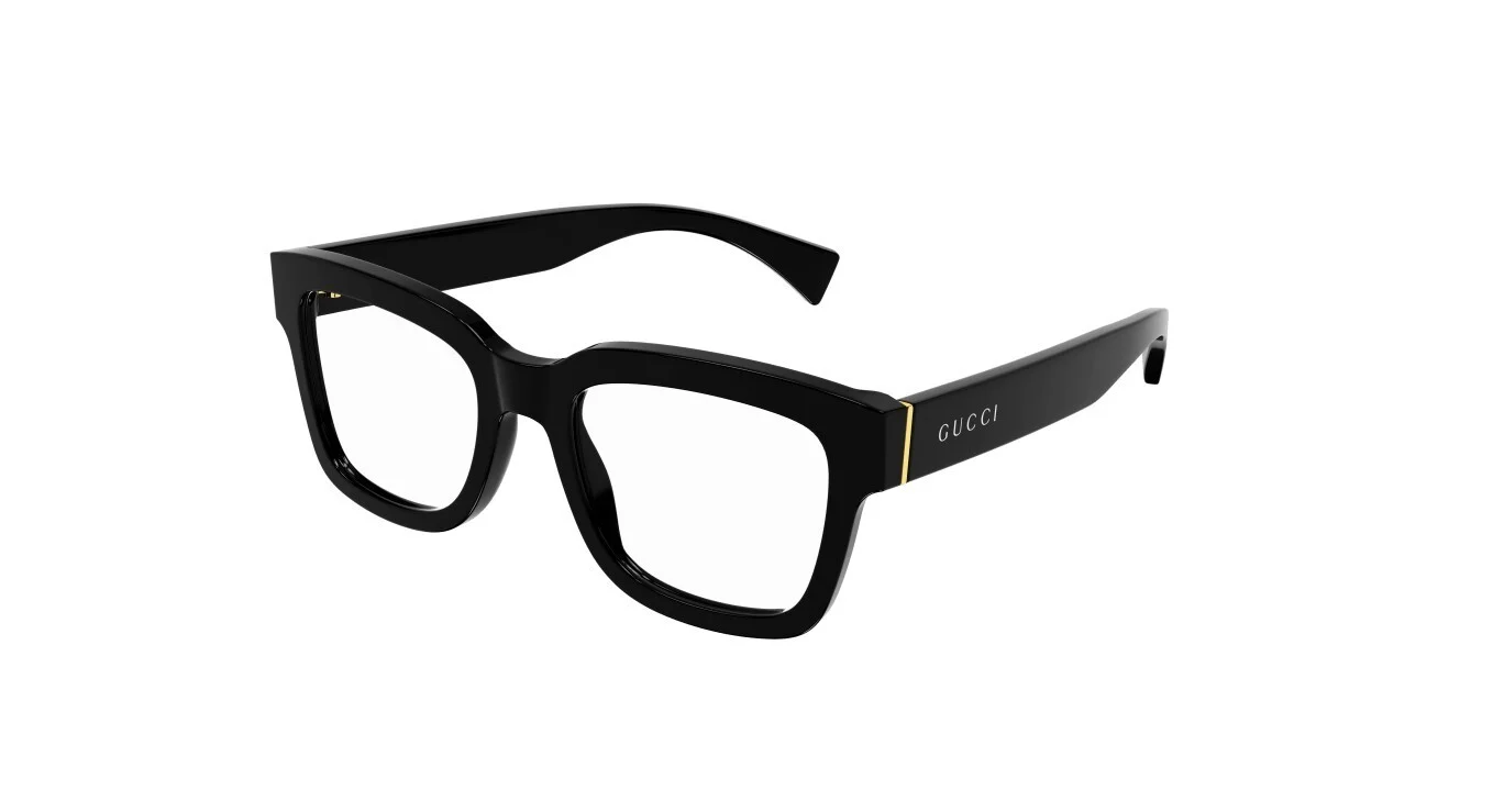 Gucci GG1138o-001 Black Shiny Black Squar Men