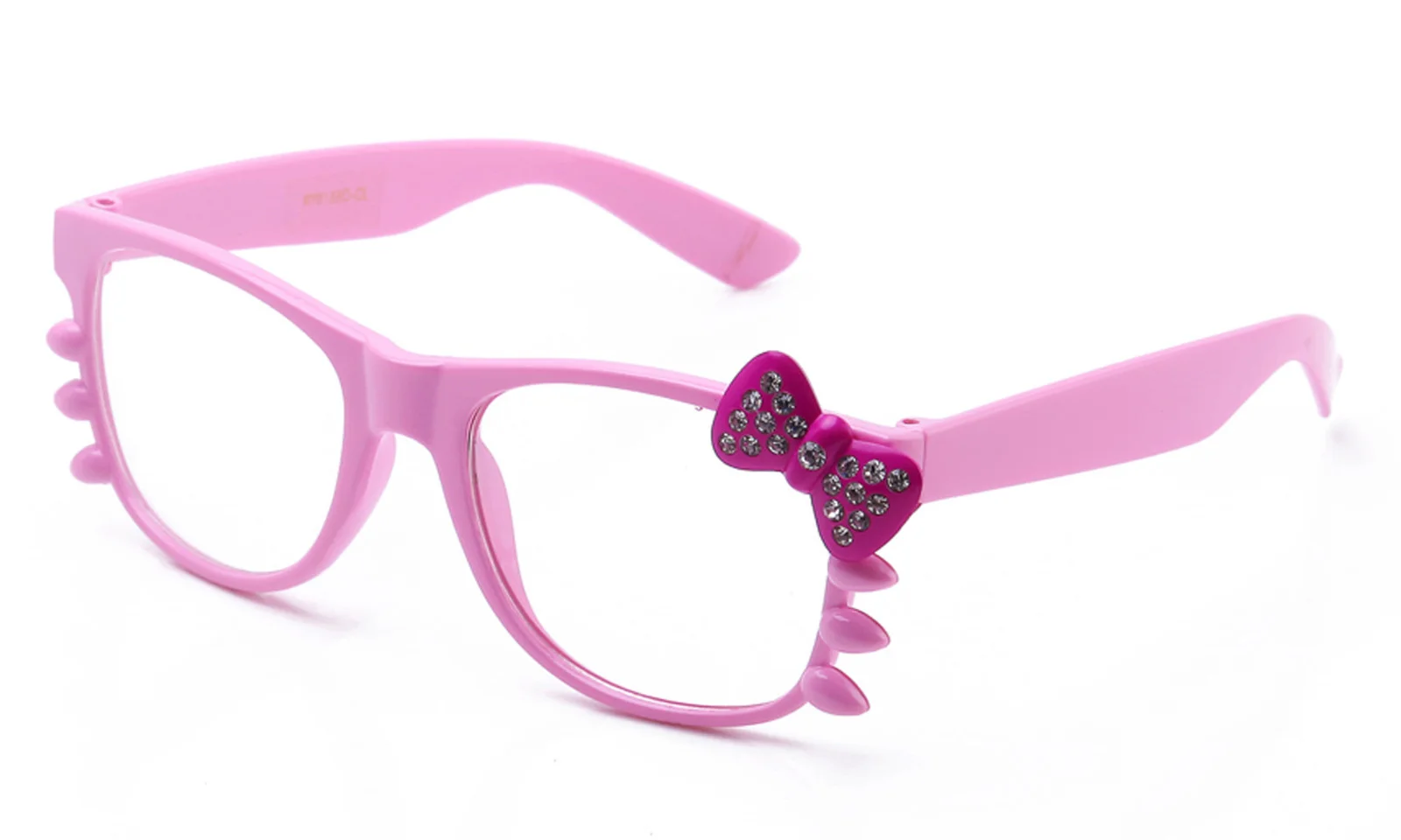 Hello Kitty Women Ladies Sunglasses Clear Lens Eye Glasses Rhinestone UV 100% 3