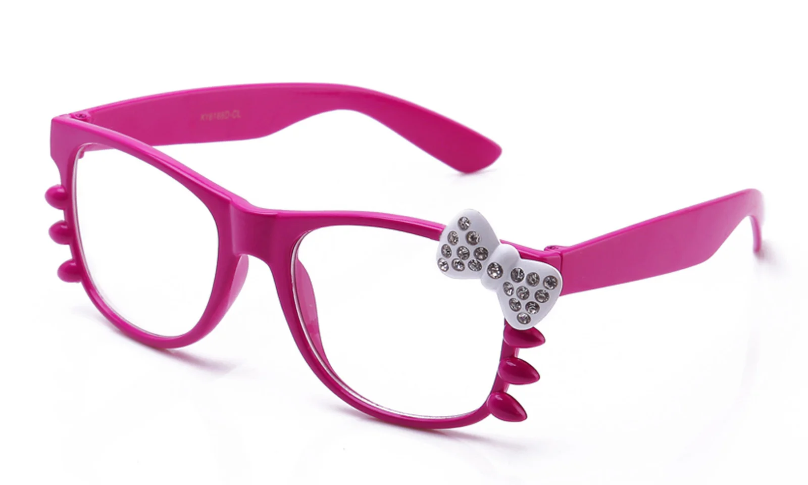 Hello Kitty Women Ladies Sunglasses Clear Lens Eye Glasses Rhinestone UV 100% 4