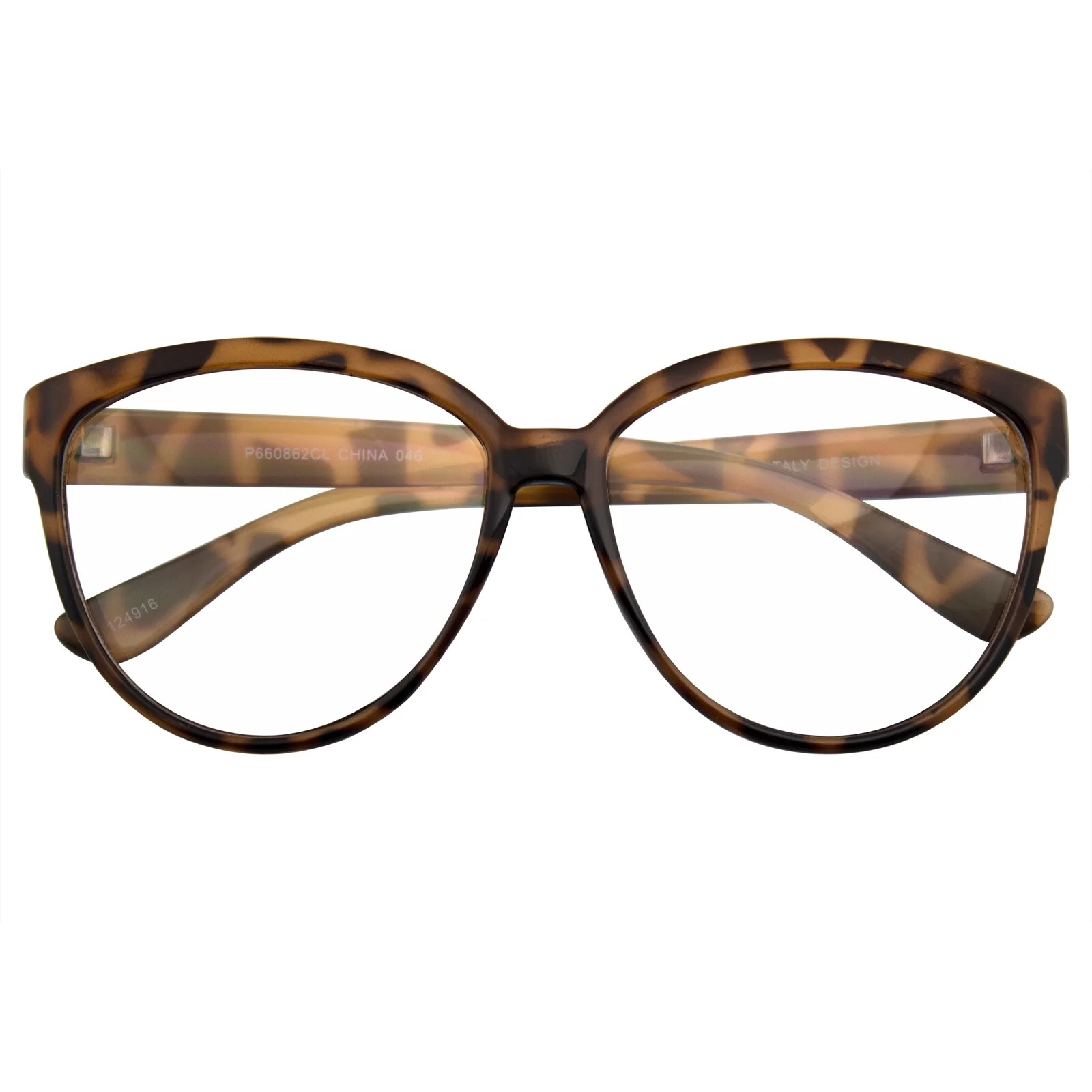 Womens Retro Nerd Clear Lens Fashion Cat Eye Geek Glasses