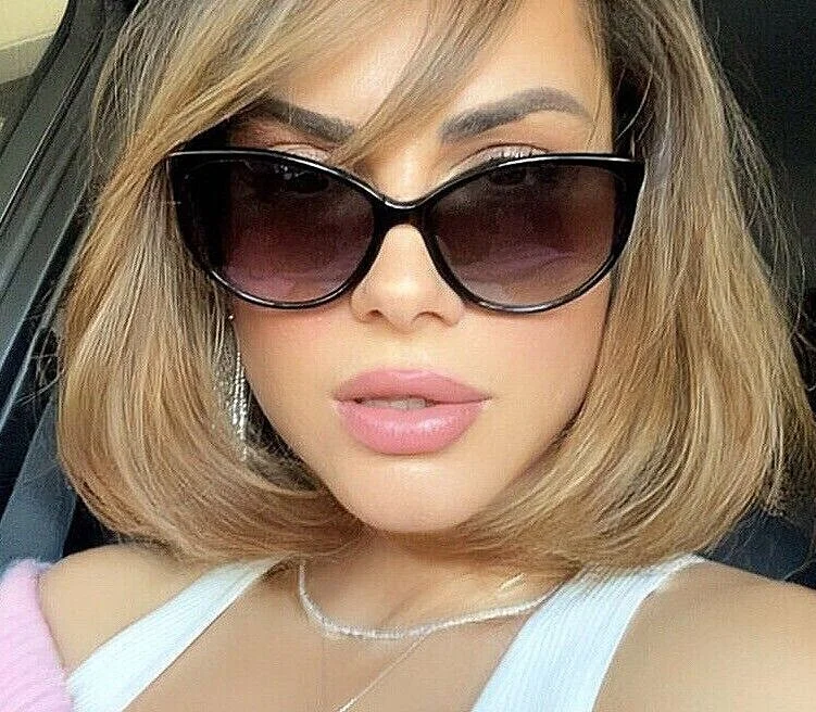 Womens Retro Nerd Clear Lens Fashion Cat Eye Geek Glasses 3